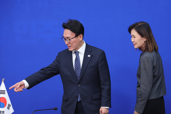 미셸 스틸 대사 접견하는 김민석 대표