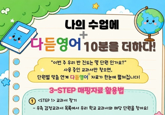울산교육청, 초등 영어수업에 '다듣영어+ 활용지도' 개발 보급