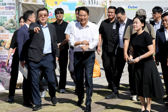 추석맞이 서로장터 찾은 오세훈 시장