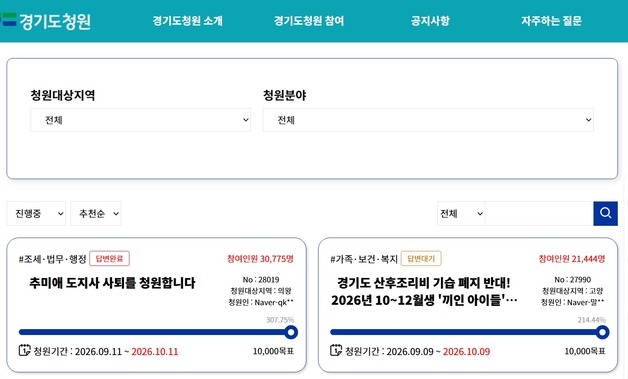 '추미애 사퇴 청원' 동의자 급증하자 조기 종료…답변은 "사실 왜곡"