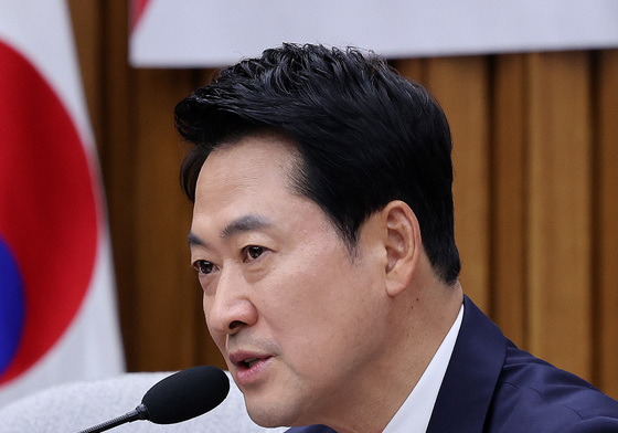 모두 발언하는 장동혁 국민의힘 대표