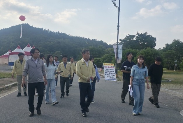 "단 1건의 안전사고도 없도록" 진안군, '홍삼축제' 최종 현장점검