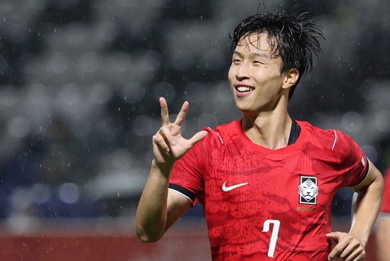 '엄지성 해트트릭' 이민성호, 카타르 4-1 완파…4연패 시동[AG]