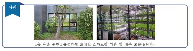 아파트서 수경재배·브런치 제공…공동주택 공간활용 우수사례 배포