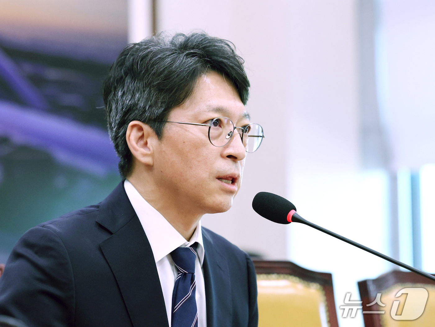 (서울=뉴스1) 박지혜 기자 = 홍지선 국토교통부 장관 후보자가 16일 서울 여의도 국회에서 열린 인사청문회에서 발언하고 있다. 2026.9.16/뉴스1