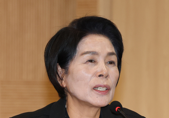 발언하는 최민희 최고위원