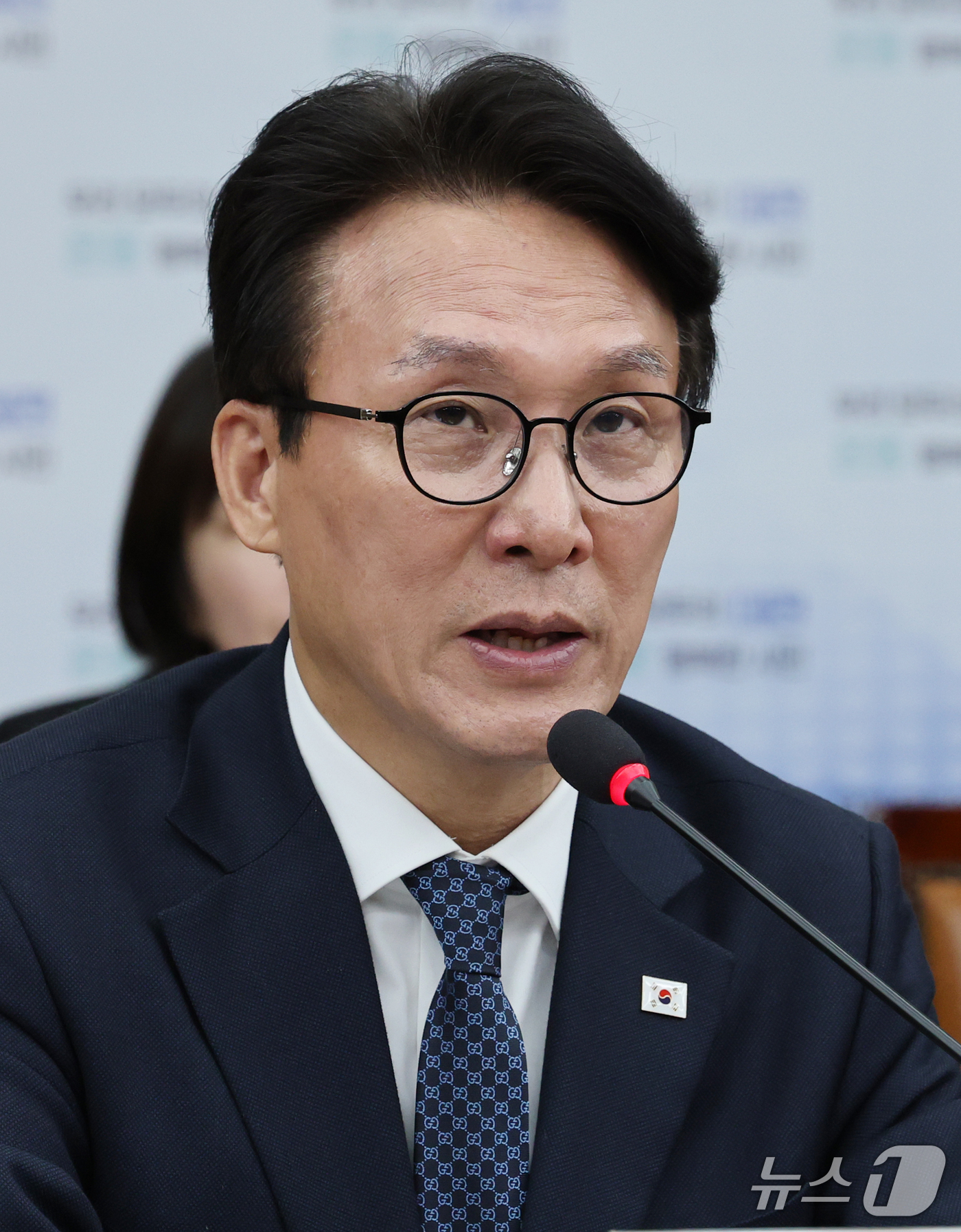 (대전=뉴스1) 김기태 기자 = 김민석 더불어민주당 대표가 16일 대전시청에서 열린 민주당-대전시 예산정책협의회에서 인사말을 하고 있다. 2026.9.16/뉴스1