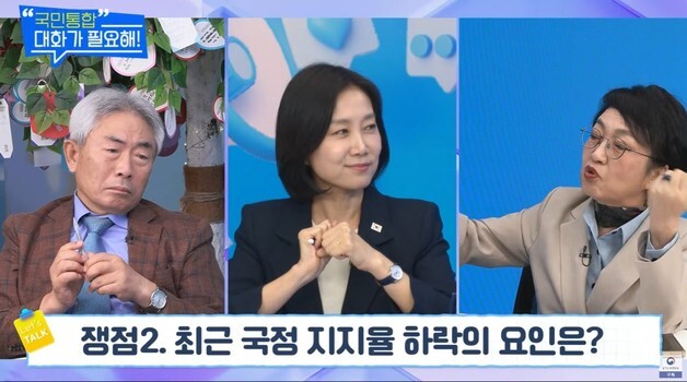 李대통령 지지율 하락 이유는…정규재 "공소취소" 김진애 "리더십 문제"