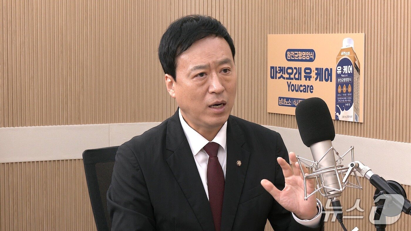 본문 이미지 - 16일 뉴스1TV '팩트앤뷰'에 출연한 정성국 국민의힘 의원. 2026.9.16.