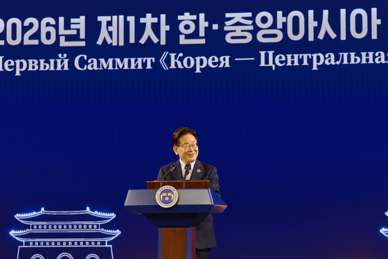만찬사하는 이재명 대통령