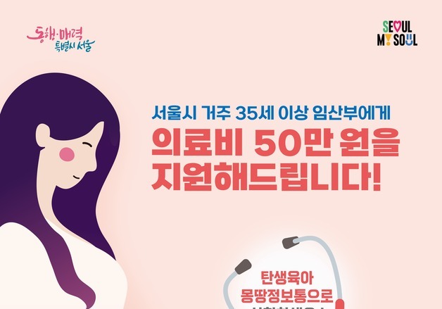 서울시, 35세 이상 임산부 검사비 최대 50만원 지원…"소득 제한 없어"