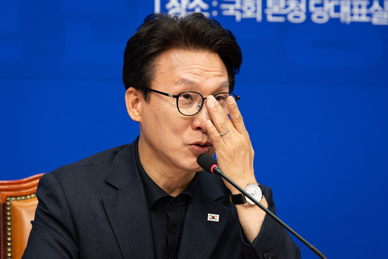혁신당 빼고 진보정당 만난 김민석…"교섭단체 10석 더 근거없어"(종합)