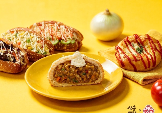 카레고로케·사라다샌드…오뚜기, 삼송빵집 손잡고 협업 메뉴 선봬