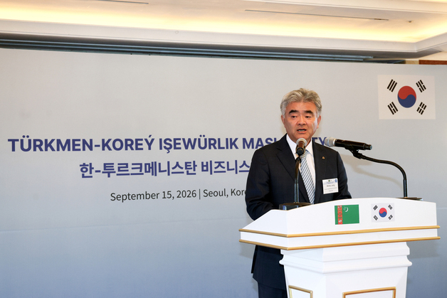 정원주 대우건설 회장, 중앙아 공략 잰걸음…카라쿰운하 현대화 MOU