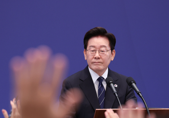질문 받는 이재명 대통령