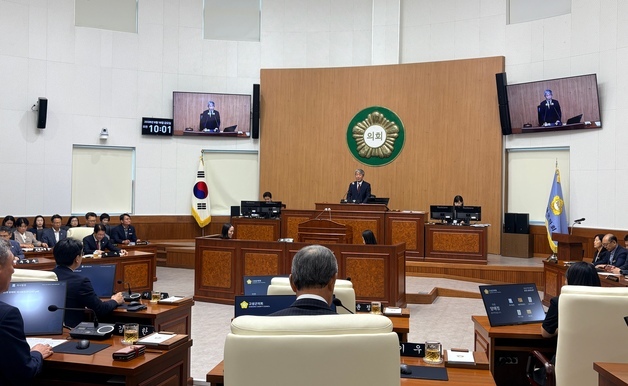 고성군의회, SK오션플랜트 행정감사 불출석에 유감 표명