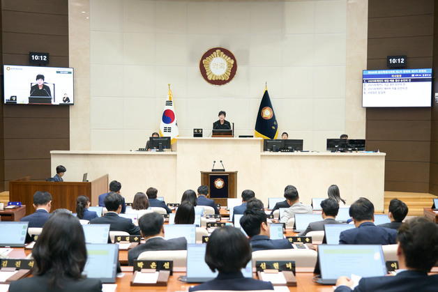 용인시의회, 정례회 폐회…조례·동의안·지난해 결산 등 32건 처리