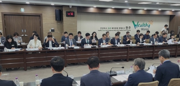 "함께 발전시키자"…원주시·민주당 '2차공공기관 이전·첨복단지' 논의