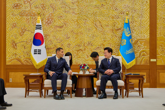 이재명 대통령, 칼둔 UAE 행정청장 접견