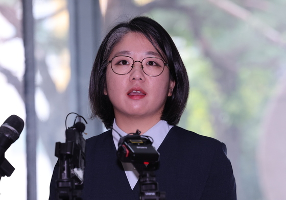 인사청문회 준비사무실 출근하는 용혜진 장관 후보자