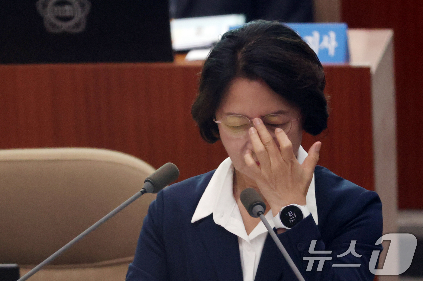 (수원=뉴스1) 김영운 기자 = 추미애 경기도지사가 2일 경기 수원시 영통구 경기도의회 본회의장에서 열린 '제393회 임시회 제2차 본회의'에 참석해 있다. 2026.9.2/뉴스1 …