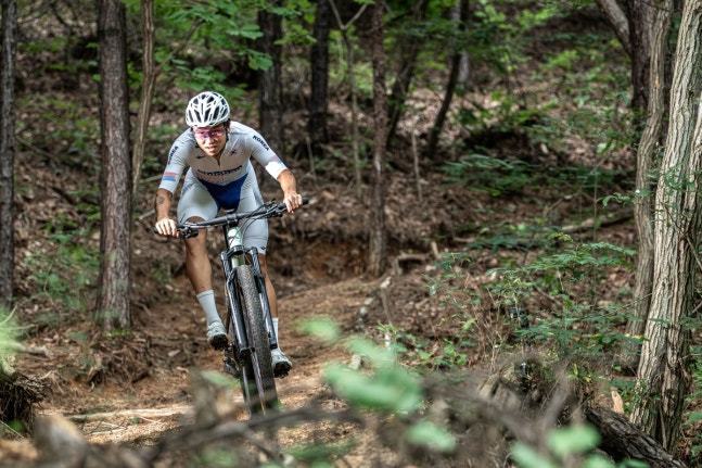 본문 이미지 - MTB 경기 장면.(대한사이클연맹 제공)