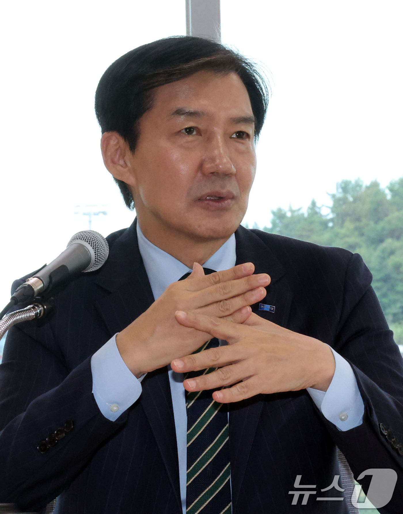 (신안=뉴스1) 박지현 기자 = 조국 혁신정책연구원장이 2일 오후 전남광주 신안군 압해읍 보훈회관에서 열린 '2026 신안군 명사 초청 특강'에서 '호남정치의 미래'를 주제로 강연 …