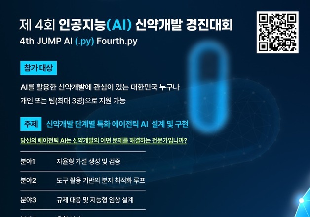 AI가 신약 후보 찾고 임상까지 설계…15개팀 본선 진출