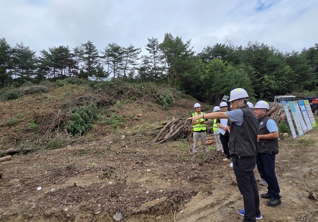 동부산림청, 고성 산불방지 안전공간 점검…올해 6곳 15.2㏊ 조성