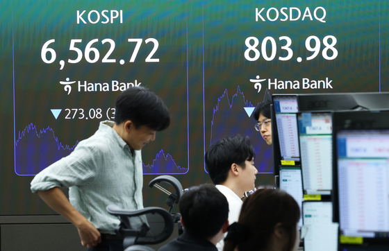 중동 전운 고조...코스피·코스닥 동반 하락