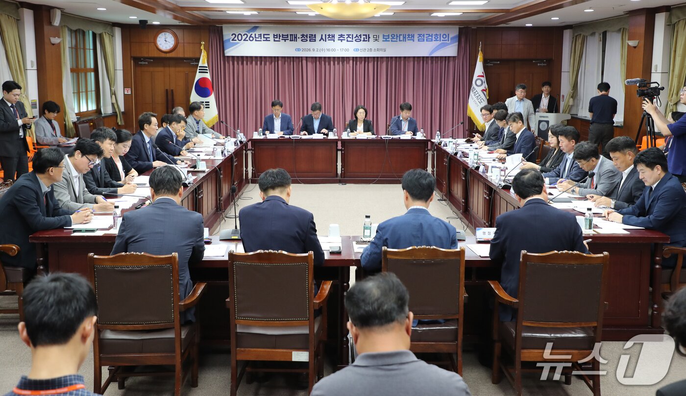 본문 이미지 - 반부패 청렴 시책 추진성과 및 보완대책 점검회의.(강원도 제공. 재판매 및 DB금지)/뉴스1