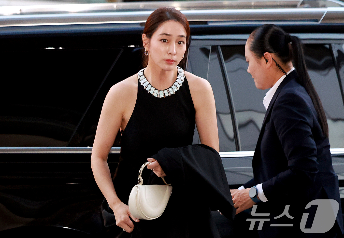 (서울=뉴스1) 이호윤 기자 = 배우 이민정이 2일 서울 용산구 리움미술관에서 열린 CJ 나이트 인 셀러브레이션 오브 프리즈 서울에 참석하고 있다. 2026.9.2/뉴스1