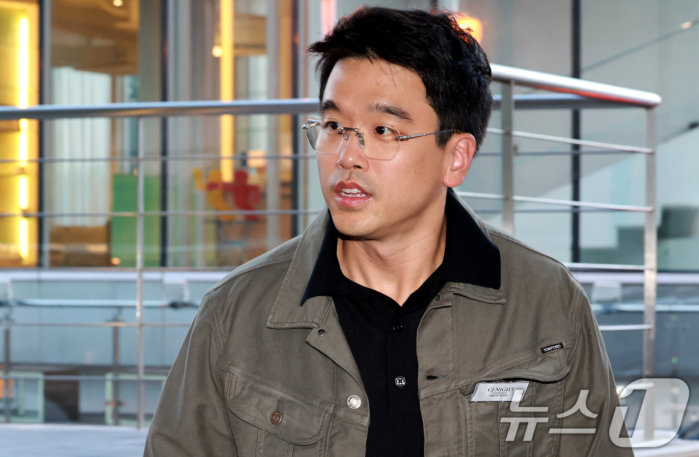 (서울=뉴스1) 이호윤 기자 = 이재현 CJ그룹 회장의 외아들 이선호 CJ 미래기획그룹장이 2일 서울 용산구 리움미술관에서 열린 CJ 나이트 인 셀러브레이션 오브 프리즈 서울에 참 …
