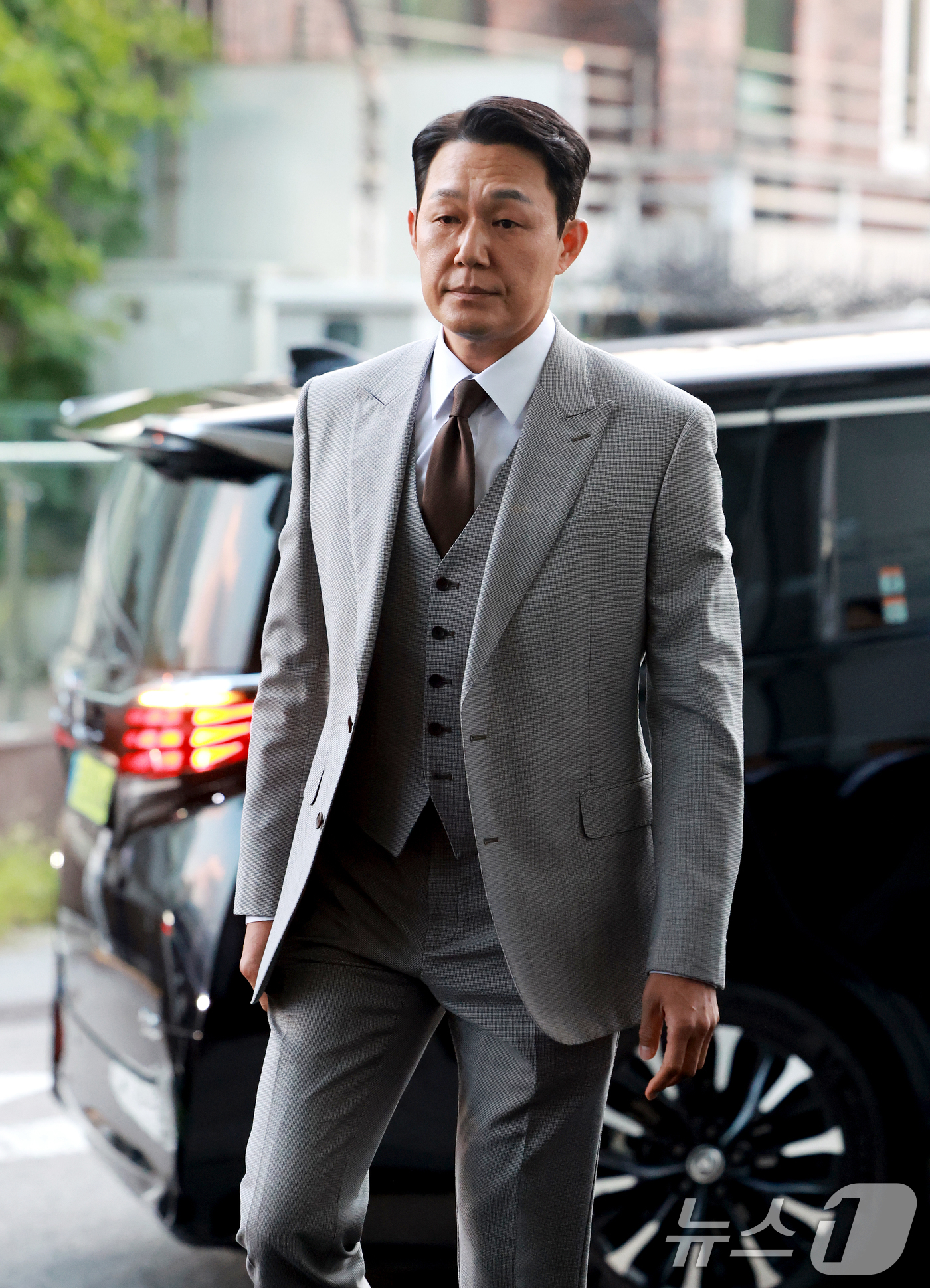 (서울=뉴스1) 이호윤 기자 = 배우 박성웅이 2일 서울 용산구 리움미술관에서 열린 CJ 나이트 인 셀러브레이션 오브 프리즈 서울에 참석하고 있다. 2026.9.2/뉴스1