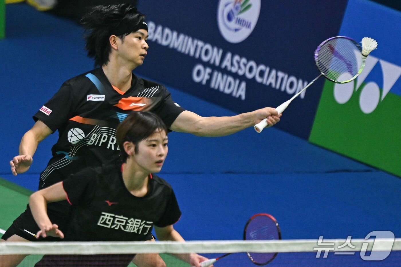 본문 이미지 - 일본 여자 배드민턴 스타 다구치. ⓒ AFP=뉴스1