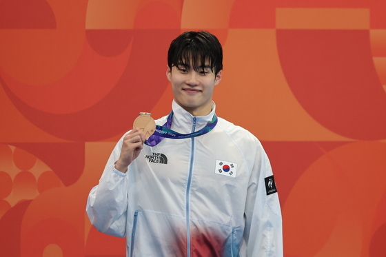 동메달 획득한 황선우