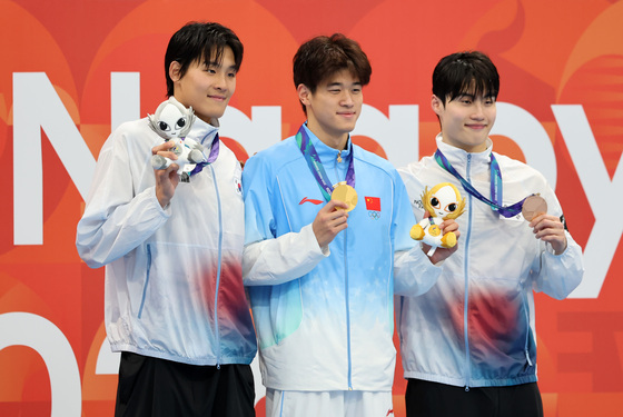 남자 자유형 100M 銀 김영범·銅 황선우
