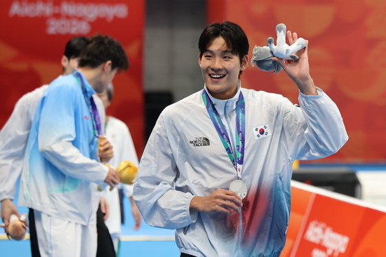 은메달 획득한 김영범