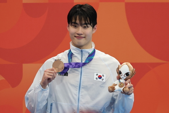 황선우, 남자 자유형 100m 동메달