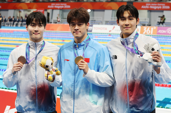 은메달 김영범·동메달 황선우