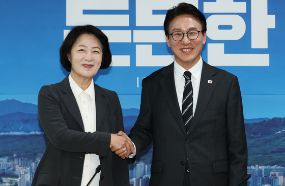 김민석·추미애 첫 공식 회동