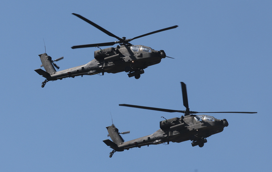 AH-64E 기동시범