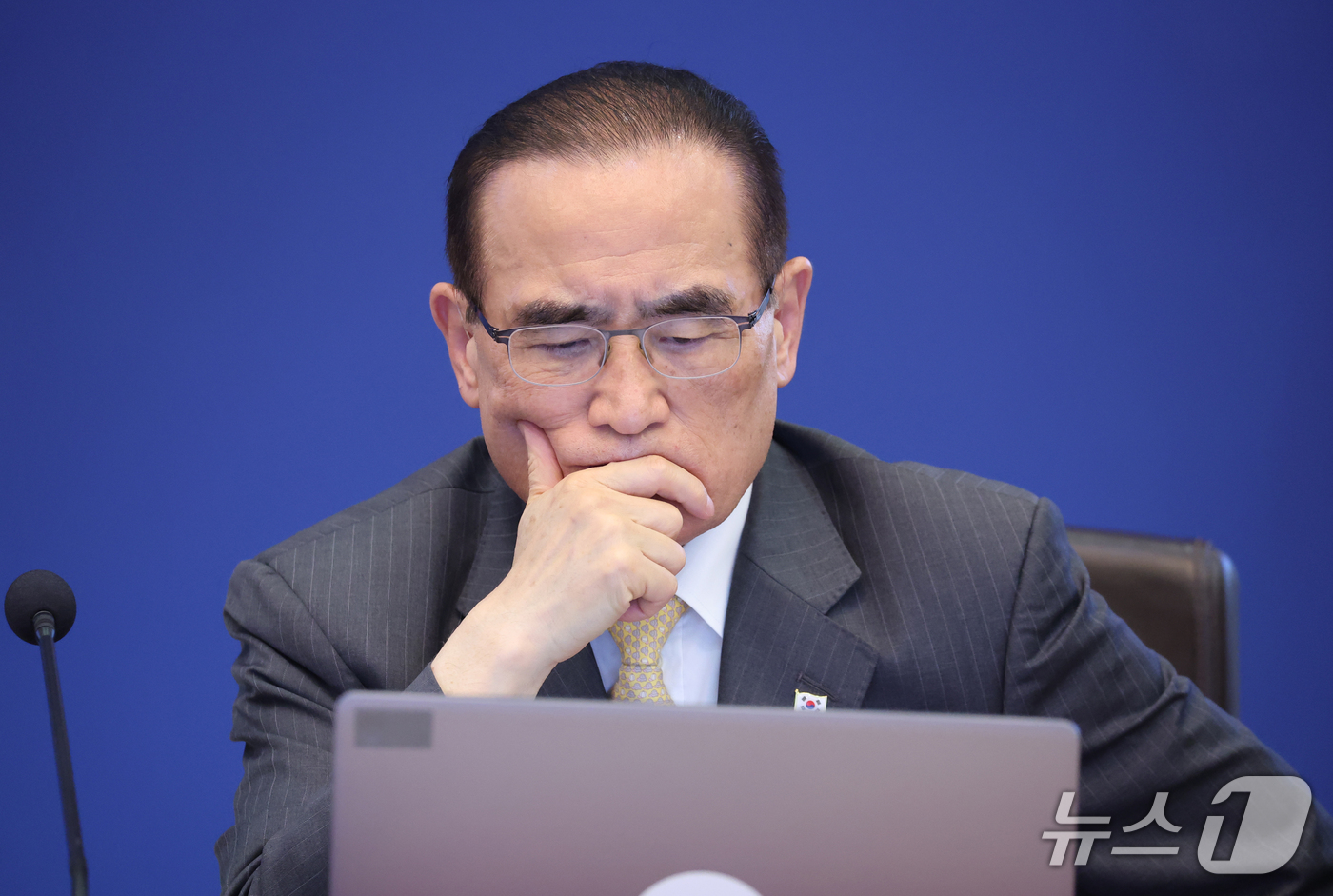 (서울=뉴스1) 이재명 기자 = 위성락 안보실장이 21일 청와대에서 열린 수석 보좌관 회의에 참석해 있다. 2026.9.21/뉴스1