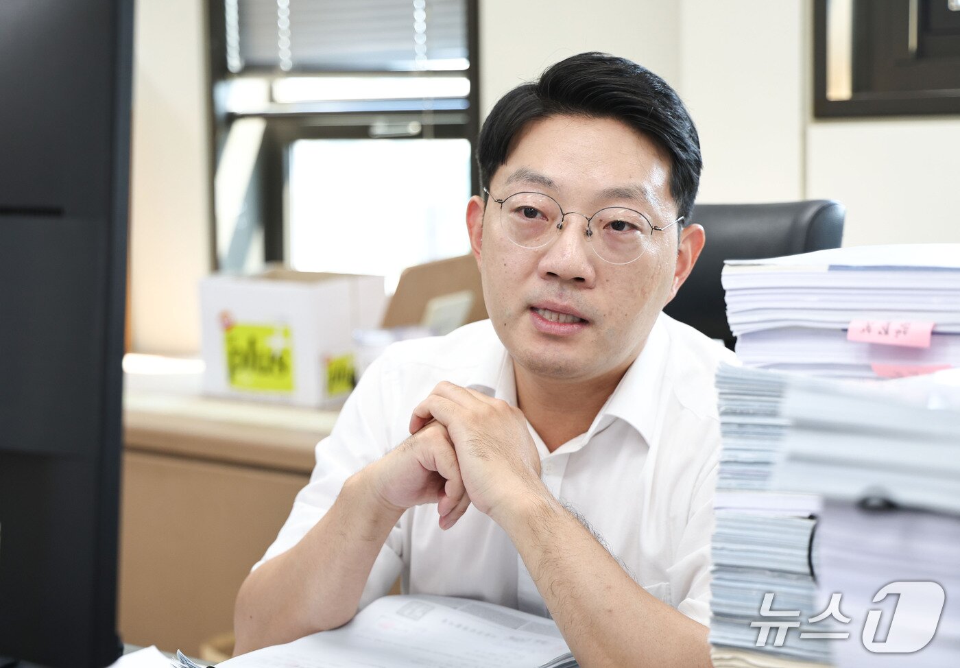 본문 이미지 - 서울중앙지검 형사7부 정기훈 검사가 21일 서울 서초구 서울중앙지검에서 뉴스1과 인터뷰를 하고 있다. 2026.9.21 ⓒ 뉴스1 이종수 기자