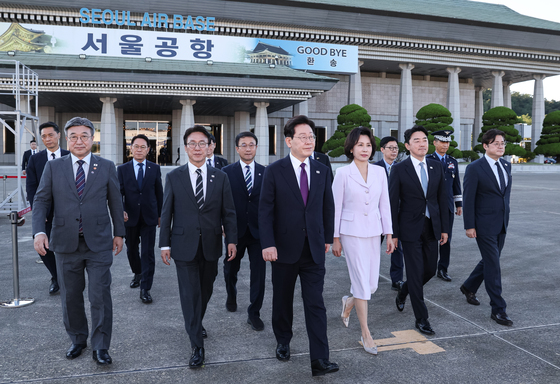 이재명 대통령 'UN총회·멕시코 순방 출국'