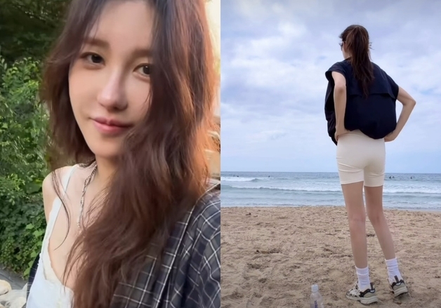 이지아, 48세 믿기지 않는 뒤태…레깅스 입고 뽐낸 11자 각선미 [N샷]