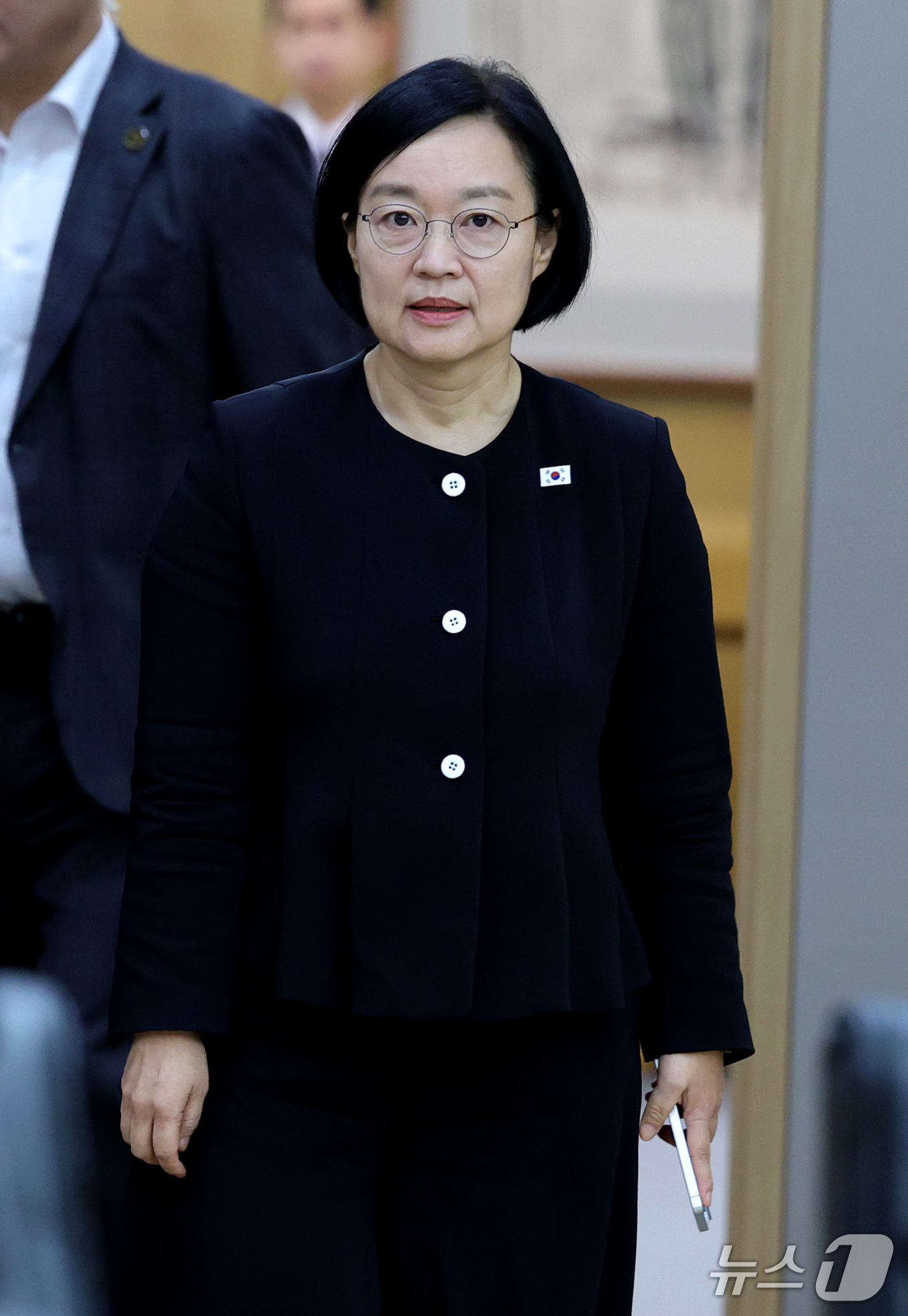 (세종=뉴스1) 김기남 기자 = 한성숙 국무총리가 22일 세종시 정부세종청사에서 열린 국무회의에 참석하고 있다. 2026.9.22/뉴스1