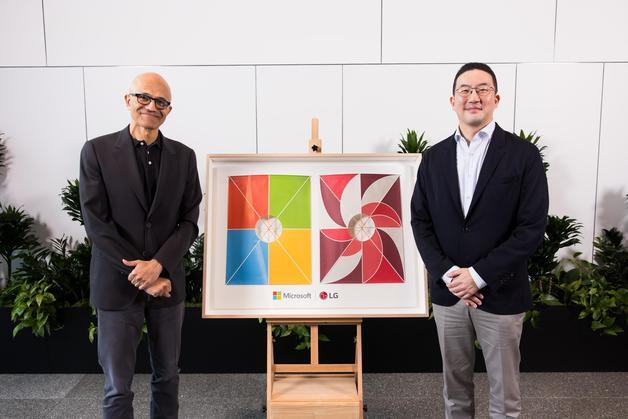 "MS와 파트너십, 엔비디아 승인"…LG, AI 생태계 구축 '속도'(종합)