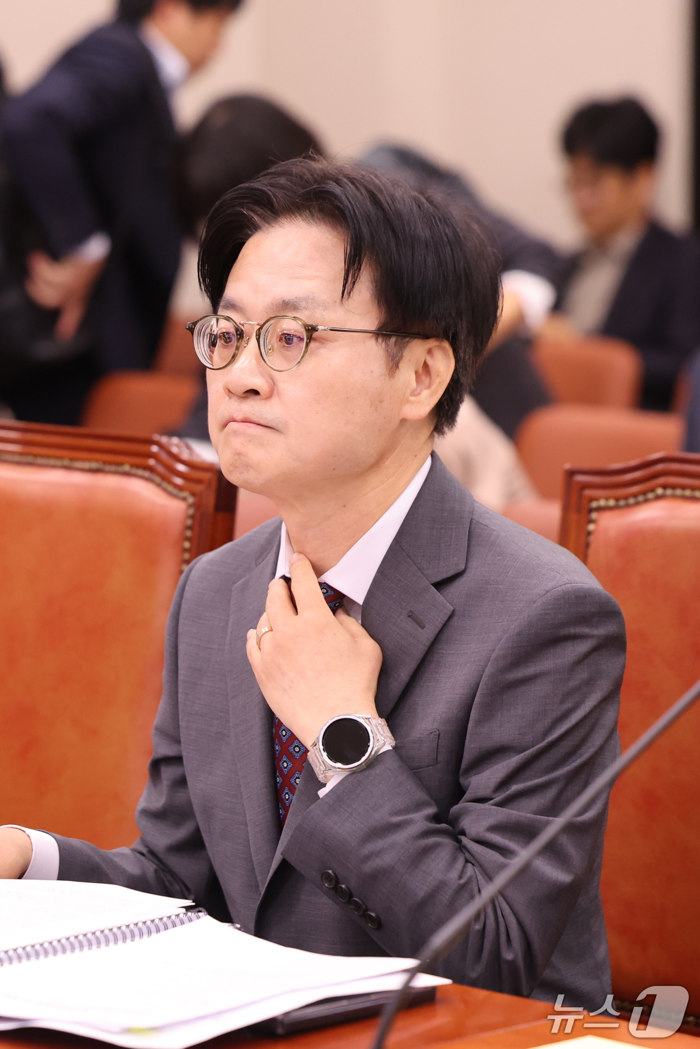 (서울=뉴스1) 황기선 기자 = 김정관 산업통상부 장관이 22일 오전 서울 여의도 국회에서 열린 산업통상자원중소벤처기업위원회 전체회의에서 참석해 있다. 2026.9.22/뉴스1