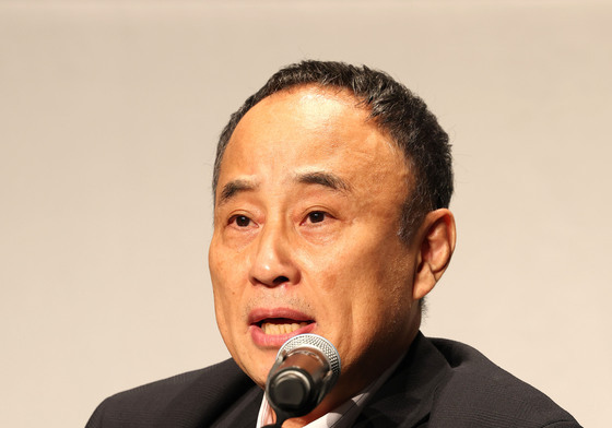 기자간담회하는 서승만 국립정동극장 신임 대표이사